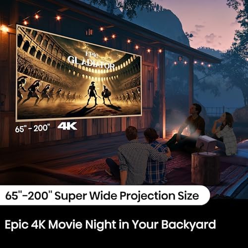 Hisense M2 Pro  Triple Laser Smart Portable Lifestyle Projector  4K UHD  65    200   1 300 Lumens  Dolby Vision Optical Zoom  Intelligent Screen Adjustments  Vidaa OS  Netflix Included  2025 Model 