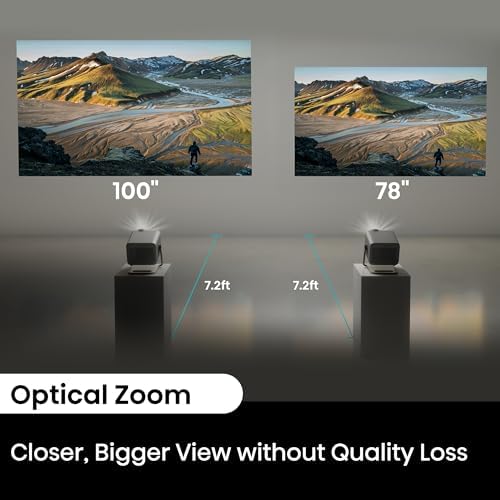 Hisense M2 Pro  Triple Laser Smart Portable Lifestyle Projector  4K UHD  65    200   1 300 Lumens  Dolby Vision Optical Zoom  Intelligent Screen Adjustments  Vidaa OS  Netflix Included  2025 Model 