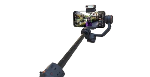 Hohem iSteady M7 Gimbal Stabilizer for iPhone 3 Axis Gimbal for Smartphone w/AI Tracking Detachable Remote Extendable Pole Magnetic Light Phone Stabilizer for Video Recording   Hohem M6 Kit Upgrade