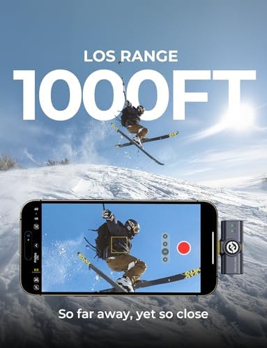 Hollyland Lark M2 Wireless Microphone for iPhone/Camera/Android/PC  48kHz/24 bit High Fidelity Audio  300m Range  Noise Cancelling  40h Use  YouTube  Vlog  Streaming  2TX   3RX   Charging Case