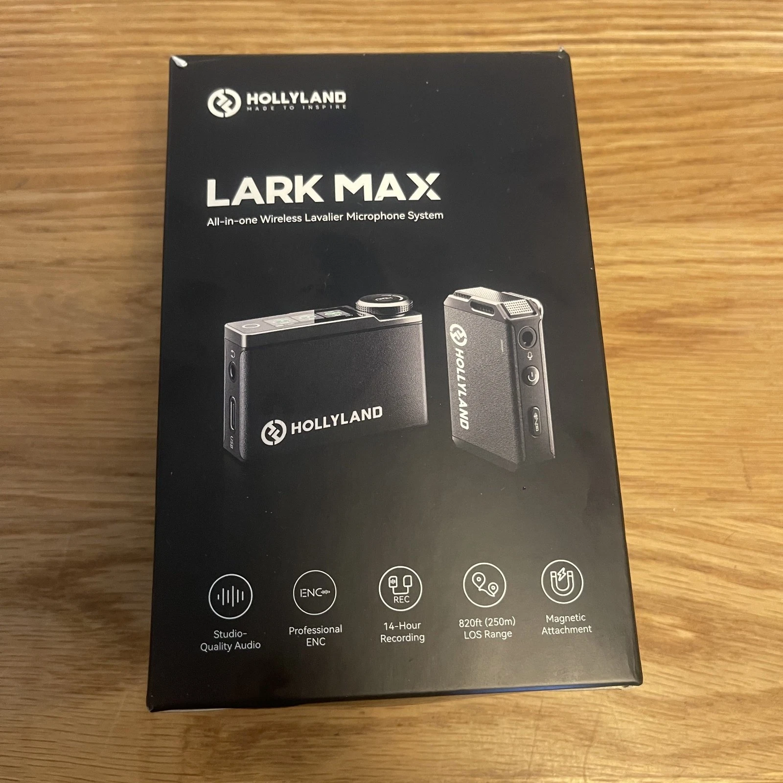 Hollyland Lark Max  Solo   Wireless Microphone System with Professional ENC