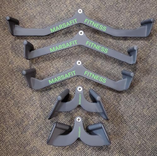 Home Gym Fitness Rowing T bar V bar Pulley Cable Machine Attachment  Bicep Curl Tricep Lat pulldown Bar Back Strength Training Handle Grips Lat Pull Down Bar for Seat Row Workout