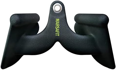 Home Gym Fitness Rowing T bar V bar Pulley Cable Machine Attachment  Bicep Curl Tricep Lat pulldown Bar Back Strength Training Handle Grips Lat Pull Down Bar for Seat Row Workout