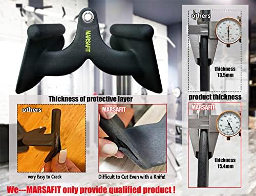 Home Gym Fitness Rowing T bar V bar Pulley Cable Machine Attachment  Bicep Curl Tricep Lat pulldown Bar Back Strength Training Handle Grips Lat Pull Down Bar for Seat Row Workout