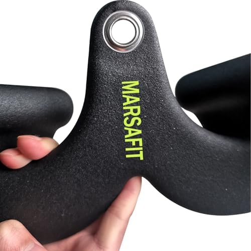 Home Gym Fitness Rowing T bar V bar Pulley Cable Machine Attachment  Bicep Curl Tricep Lat pulldown Bar Back Strength Training Handle Grips Lat Pull Down Bar for Seat Row Workout