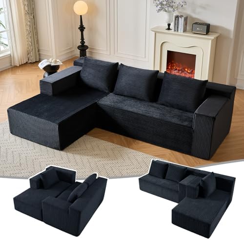 HonTop 8 Inch Folding Sofa Bed Couch Queen Memory Foam Convertible Futon Sleeper Chair Foam Bed for Bedroom Living Room Guest  Dark Grey