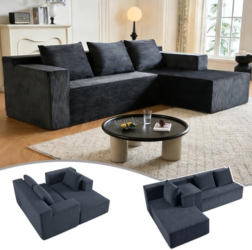 HonTop 8 Inch Folding Sofa Bed Couch Queen Memory Foam Convertible Futon Sleeper Chair Foam Bed for Bedroom Living Room Guest  Dark Grey