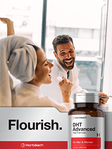Horb ach DHT Advanced Hair Formula   120 Tablets   Non GMO and Gluten Free Hair Formula Blend with Saw Palmetto  Kudzu  and Fo Ti