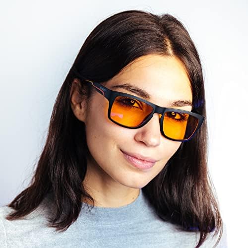 Horus X     Kids Blue Light Blocking Glasses   Gaming glasses   Screen Protection for boys and girls   Amber