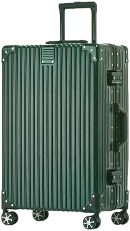 HotWay 28 Inch Checked in Luggage with Aluminum Frame PC Hard Shell Suitcase with Spinner Wheels and TSA Lock  Large Suitcase for Business Travel