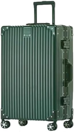 HotWay 28 Inch Checked in Luggage with Aluminum Frame PC Hard Shell Suitcase with Spinner Wheels and TSA Lock  Large Suitcase for Business Travel