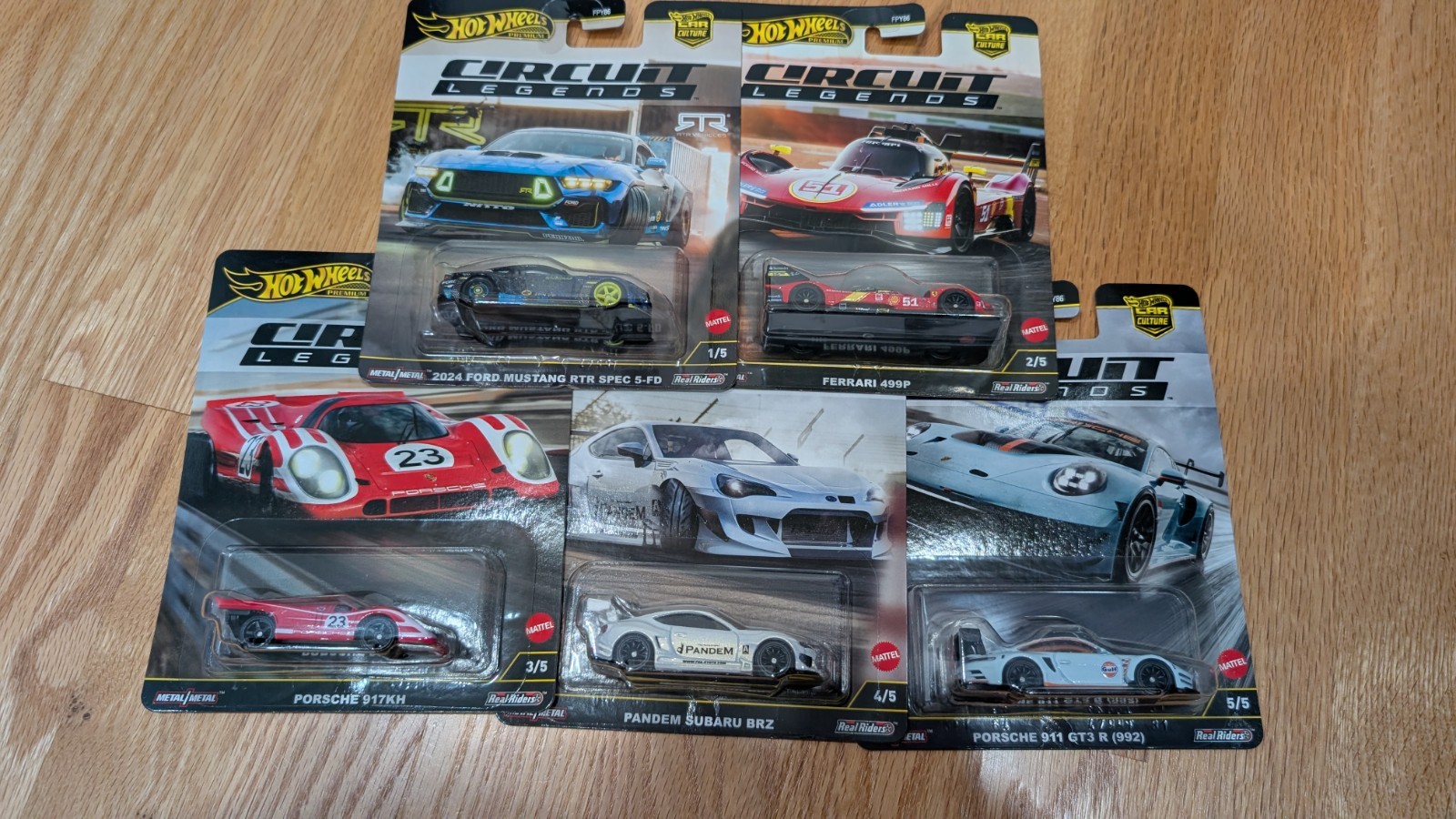 Hot Wheels Car Culture 2025 Circuit Legends K Case Set of 5  FPY86 961K in stock