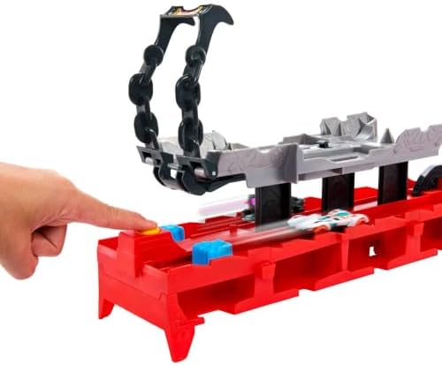 Hot Wheels City Toy Car Track Set  Ultimate Dual Dragon Transporter & 2 Die Cast Cars  Large Scale & Detachable Dragon  Stores 20  Vehicles