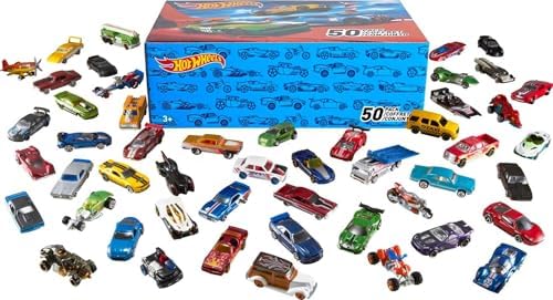 Hot Wheels Toy Cars & Trucks  50 Pack of 1 64 Scale Vehicles  Individually Packaged  Styles May Vary   Amazon Exclusive 