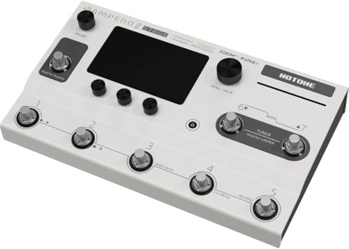 Hotone Ampero II Stage Multi-Effects Pedal Processor Guitar Amp Modeler Cab Simulación Cadenas de efectos dual con bucle FX Loop MIDI I/O estéreo OTG USB Audio Interface Tonebird MXR Cable,