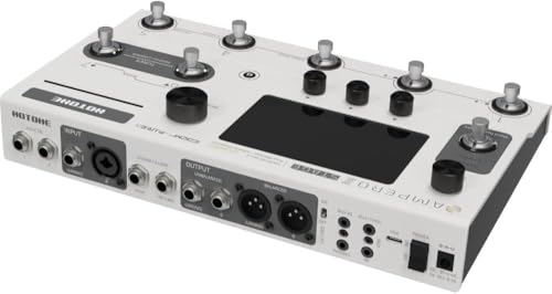 Hotone Ampero II Stage Multi-Effects Pedal Processor Guitar Amp Modeler Cab Simulación Cadenas de efectos dual con bucle FX Loop MIDI I/O estéreo OTG USB Audio Interface Tonebird MXR Cable,