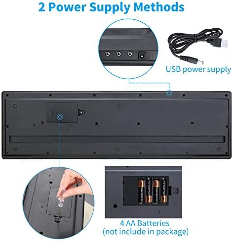 Hricane Keyboard Piano Lighted Keys for Beginner Adults Teens Kids  61 Key Electronic Music Keyboard with Teaching Modes Powered by USB or Battery with LCD Display Microphone Headphone Jack