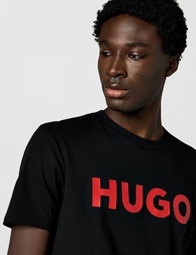 Talla L - Hugo Mens Print Logo Short Sleeve T Shirt