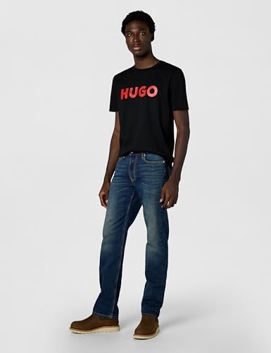 Talla L - Hugo Mens Print Logo Short Sleeve T Shirt