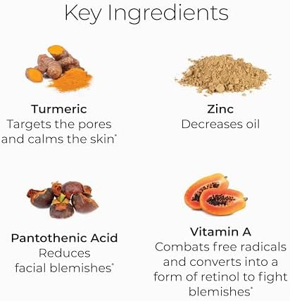 Hush & Hush Acne Supplements for Clear Skin   Clinically Proven Formula to Reduce Breakouts & Blemishes   Supports Hormonal Balance with Vitamin A  Zinc & Antioxidants   Vegan  Non GMO   60 Capsules