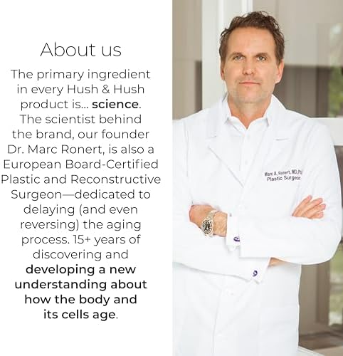 Hush & Hush Acne Supplements for Clear Skin   Clinically Proven Formula to Reduce Breakouts & Blemishes   Supports Hormonal Balance with Vitamin A  Zinc & Antioxidants   Vegan  Non GMO   60 Capsules