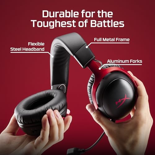 HyperX Cloud III S   Wireless Gaming Headset for Multi Platform  2 4GHz  Bluetooth  Battery Life up to 120 Hours 2 4GHz / 200 Hours Bluetooth  53mm Angled Drivers  Detachable Mic   Black