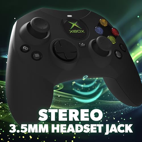 Hyperkin   DuchesS Wired Controller for Xbox Series X S  Xbox One  Windows 10 11  PC  with Hall Effect Joysitcks  Audio Jack  Impulse Triggers  Black   Officially licensed