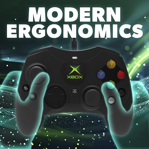 Hyperkin   DuchesS Wired Controller for Xbox Series X S  Xbox One  Windows 10 11  PC  with Hall Effect Joysitcks  Audio Jack  Impulse Triggers  Black   Officially licensed