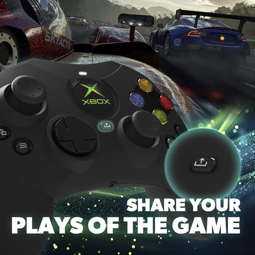 Hyperkin   DuchesS Wired Controller for Xbox Series X S  Xbox One  Windows 10 11  PC  with Hall Effect Joysitcks  Audio Jack  Impulse Triggers  Black   Officially licensed