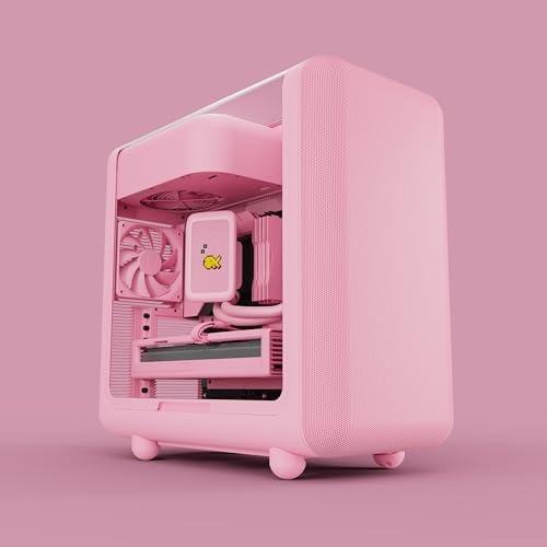 Hyte Y70 Touch Infinite Dual Chamber ATX Mid Tower Modern Aesthetic Case with Integrated 2 5K LCD Touchscreen   Snow White