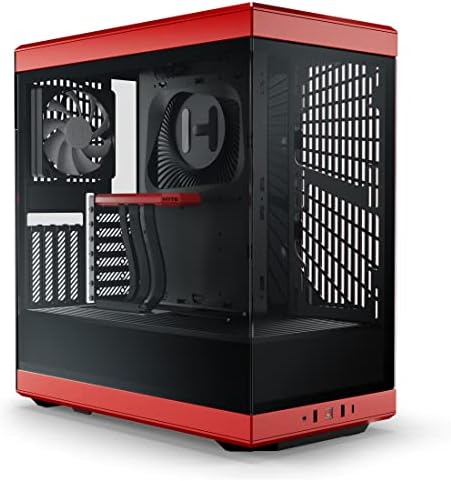 Hyte Y70 Touch Infinite Dual Chamber ATX Mid Tower Modern Aesthetic Case with Integrated 2 5K LCD Touchscreen   Snow White