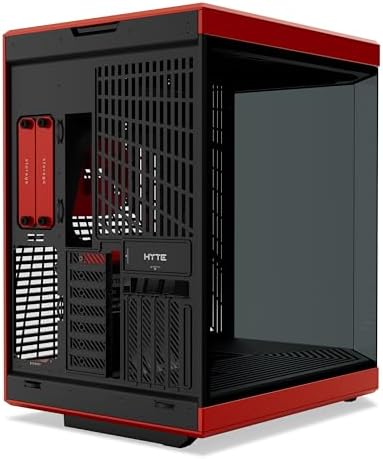 Hyte Y70 Touch Infinite Dual Chamber ATX Mid Tower Modern Aesthetic Case with Integrated 2 5K LCD Touchscreen   Snow White