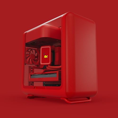 Hyte Y70 Touch Infinite Dual Chamber ATX Mid Tower Modern Aesthetic Case with Integrated 2 5K LCD Touchscreen   Snow White