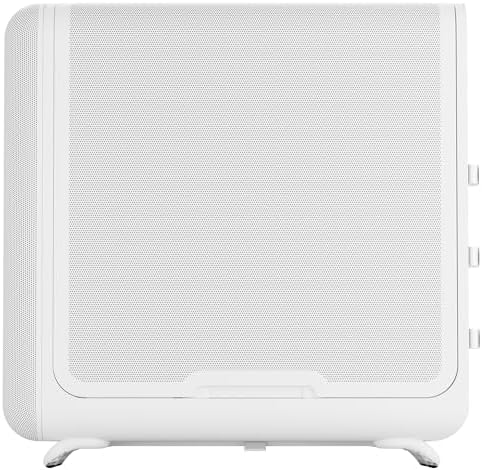 Hyte Y70 Touch Infinite Dual Chamber ATX Mid Tower Modern Aesthetic Case with Integrated 2 5K LCD Touchscreen   Snow White