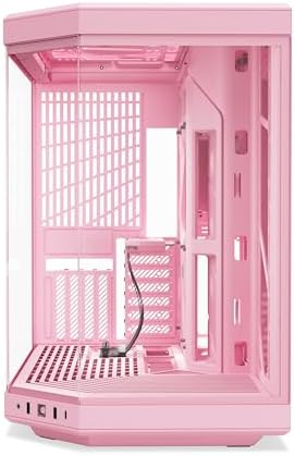 Hyte Y70 Touch Infinite Dual Chamber ATX Mid Tower Modern Aesthetic Case with Integrated 2 5K LCD Touchscreen   Snow White