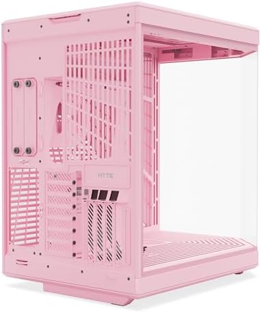 Hyte Y70 Touch Infinite Dual Chamber ATX Mid Tower Modern Aesthetic Case with Integrated 2 5K LCD Touchscreen   Snow White