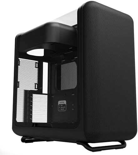 Hyte Y70 Touch Infinite Dual Chamber ATX Mid Tower Modern Aesthetic Case with Integrated 2 5K LCD Touchscreen   Snow White