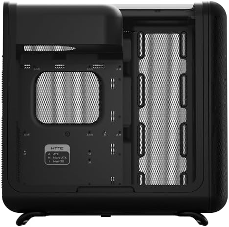 Hyte Y70 Touch Infinite Dual Chamber ATX Mid Tower Modern Aesthetic Case with Integrated 2 5K LCD Touchscreen   Snow White