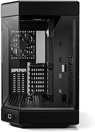 Hyte Y70 Touch Infinite Dual Chamber ATX Mid Tower Modern Aesthetic Case with Integrated 2 5K LCD Touchscreen   Panda/White