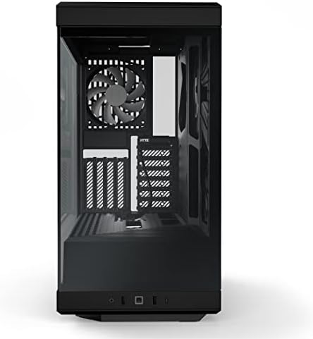 Hyte Y70 Touch Infinite Dual Chamber ATX Mid Tower Modern Aesthetic Case with Integrated 2 5K LCD Touchscreen   Panda/White