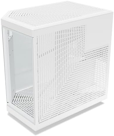 Hyte Y70 Touch Infinite Dual Chamber ATX Mid Tower Modern Aesthetic Case with Integrated 2 5K LCD Touchscreen   Panda/White