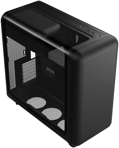 Hyte Y70 Touch Infinite Dual Chamber ATX Mid Tower Modern Aesthetic Case with Integrated 2 5K LCD Touchscreen   Panda/White