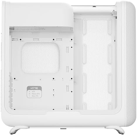 Hyte Y70 Touch Infinite Dual Chamber ATX Mid Tower Modern Aesthetic Case with Integrated 2 5K LCD Touchscreen   Panda/White