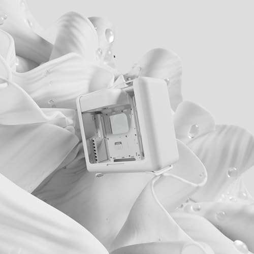 Hyte Y70 Touch Infinite Dual Chamber ATX Mid Tower Modern Aesthetic Case with Integrated 2 5K LCD Touchscreen   Panda/White