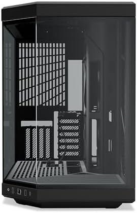 Hyte Y70 Touch Infinite Dual Chamber ATX Mid Tower Modern Aesthetic Case with Integrated 2 5K LCD Touchscreen   Panda/White
