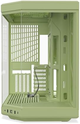 Hyte Y70 Touch Infinite Dual Chamber ATX Mid Tower Modern Aesthetic Case with Integrated 2 5K LCD Touchscreen   Panda/White