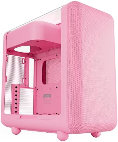 Hyte Y70 Upgraded Modern Aesthetic Dual Chamber Panoramic Tempered Glass Mid Tower ATX Computer Gaming Case with PCIE 4 0 Riser Cable Included  White  CS HYTE Y70 BW 