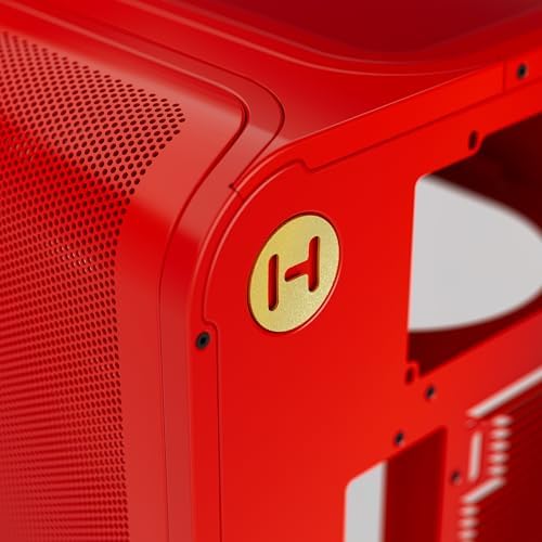 Hyte Y70 Upgraded Modern Aesthetic Dual Chamber Panoramic Tempered Glass Mid Tower ATX Computer Gaming Case with PCIE 4 0 Riser Cable Included  White  CS HYTE Y70 BW 