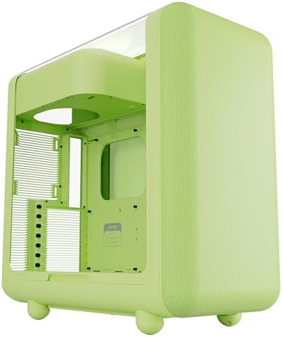 Hyte Y70 Upgraded Modern Aesthetic Dual Chamber Panoramic Tempered Glass Mid Tower ATX Computer Gaming Case with PCIE 4 0 Riser Cable Included  White  CS HYTE Y70 BW 