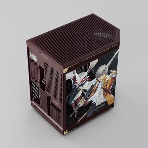 Hyte Y70 Upgraded Modern Aesthetic Dual Chamber Panoramic Tempered Glass Mid Tower ATX Computer Gaming Case with PCIE 4 0 Riser Cable Included  White  CS HYTE Y70 BW 